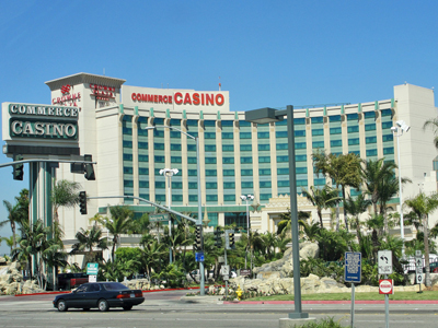 los angeles commerce casino hotel