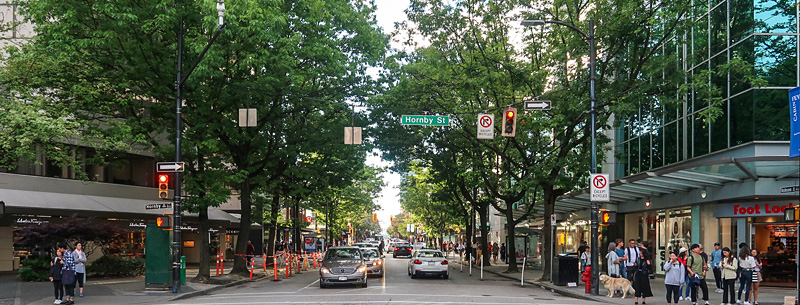 vancouver robson street 