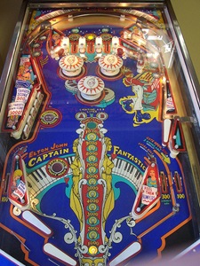1976 Bally Captain Fantastic pinball machine