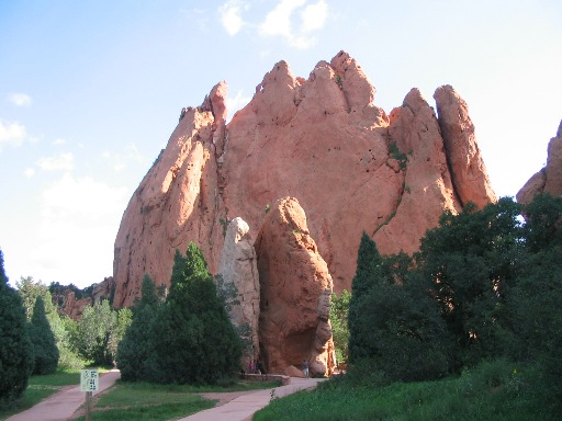 North Gateway and Sentinel Rock in Garden of the Gods