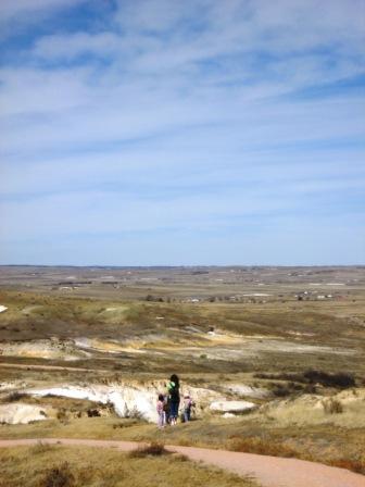 View of the plains from Paint Mines Park