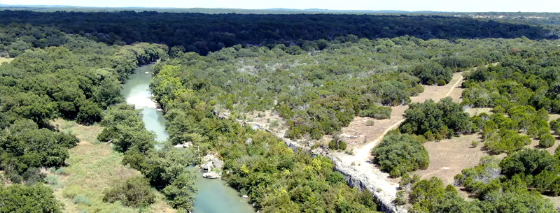 Guadalupe River State Park Aerial View