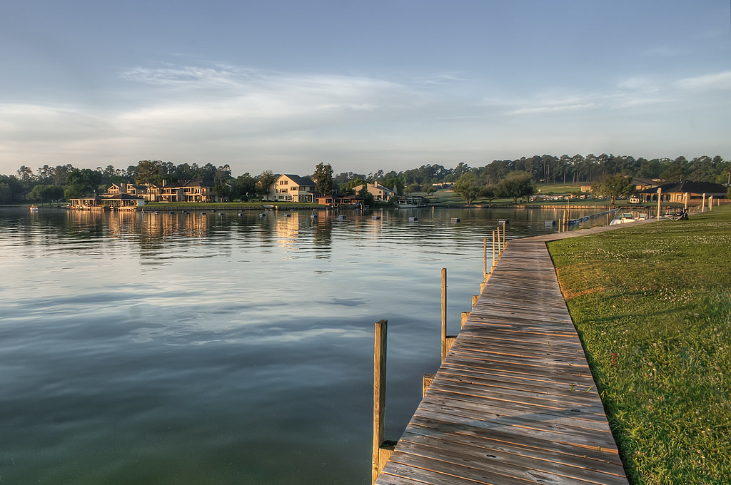 April Sound on Lake Conroe Easter Morning Montgomery, TX HDR