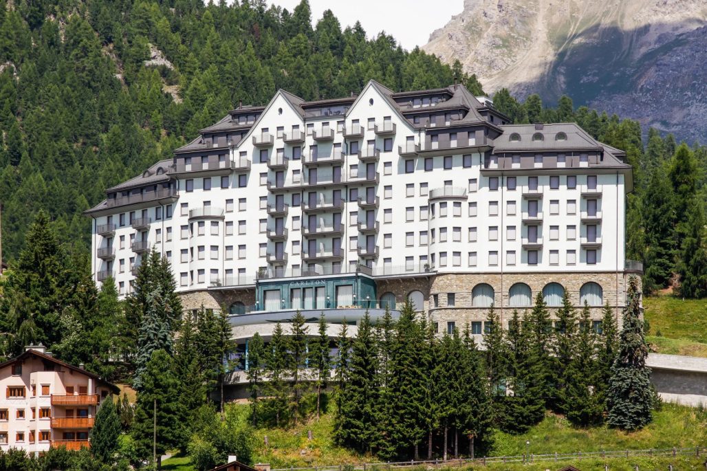 Carlton Hotel St. Moritz in Sankt Moritz, Graubünden, Switzerland