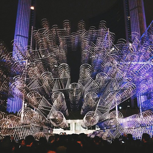 had a great time last night at Scotiabank Nuit Blanche! this was definitely one of my favourite pieces Ai WeiWei: forever bicycles.